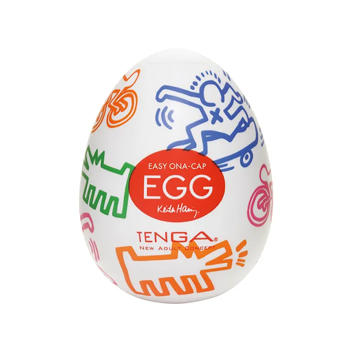 TENGA Female Sex Toys Tenga Keith Haring Egg Street