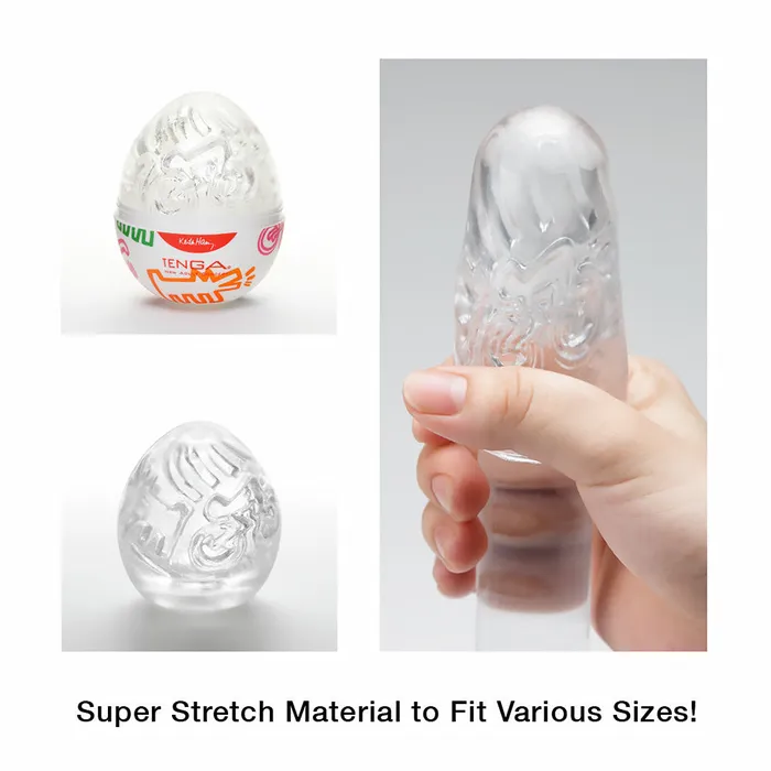 TENGA Female Sex Toys Tenga Keith Haring Egg Street TENGA Female Sex Toys Tenga Keith Haring Egg Street