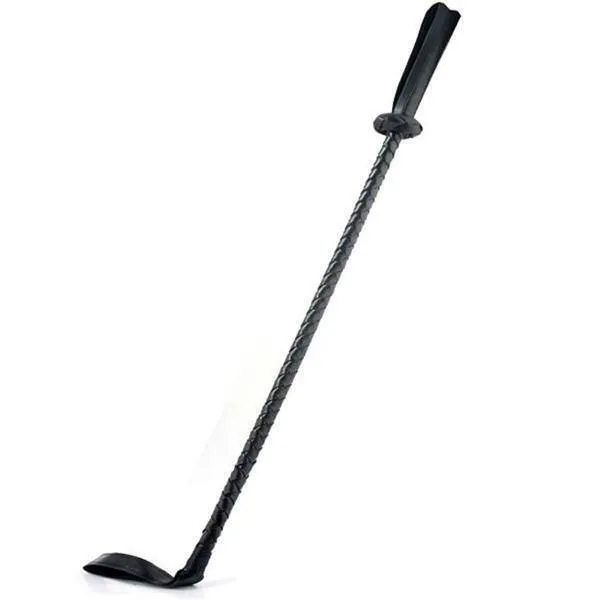 House of Dasein Couples Crops Black Leather Riding Crop Bdsm Spanking Fetish Sex Whip Dominant Submissive