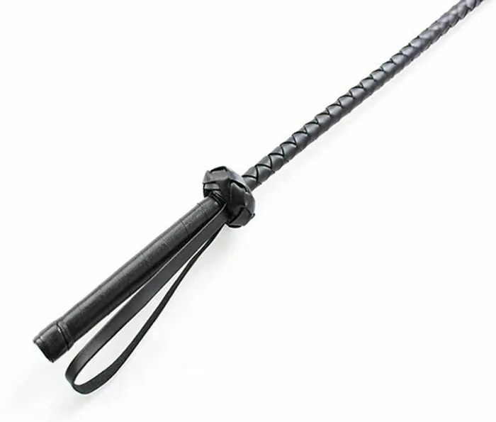 House of Dasein Couples Crops Black Leather Riding Crop Bdsm Spanking Fetish Sex Whip Dominant Submissive