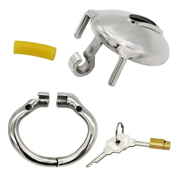 Super Small Stainless Steel Chastity Device CHASTITY CAGE CO Male Sex Toys
