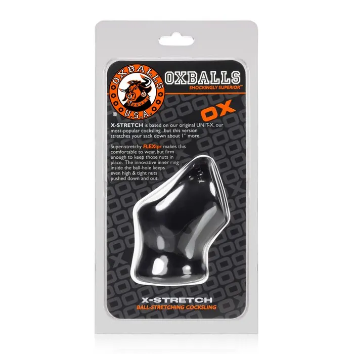 OxBalls Anal Unit X Stretch Cocksling Black OxBalls