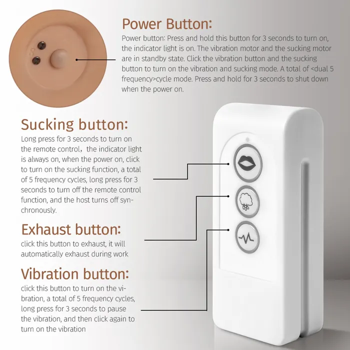 Amwama 375LB Lifelike Sex Doll Male Masturbator with 5 Suction Vibration Modes Realistic Male Sex Toys for Men Pleasure Male Sex Toys