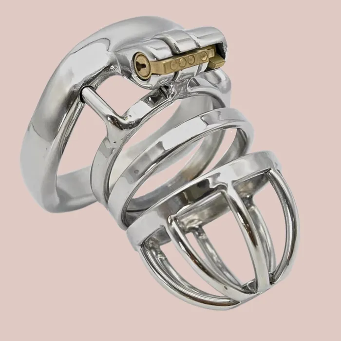 House Of Chastity Bird Cage Horizontal Small Metal Chastity Device Male Sex Toys