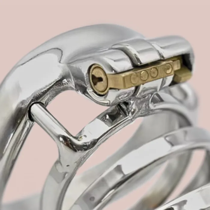 House Of Chastity Bird Cage Horizontal Small Metal Chastity Device Male Sex Toys