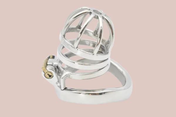 House Of Chastity Bird Cage Horizontal Small Metal Chastity Device Male Sex Toys