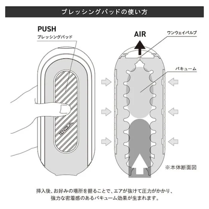 Tenga Male Sex Toys Tenga Flip 0 Zero Gravity Electronic Male Masturbator White