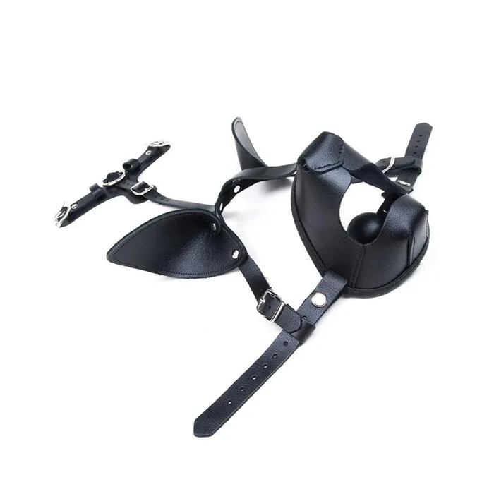 The Stockroom Male Sex Toys K9 Muzzle with Removable Silicone Ball Gag