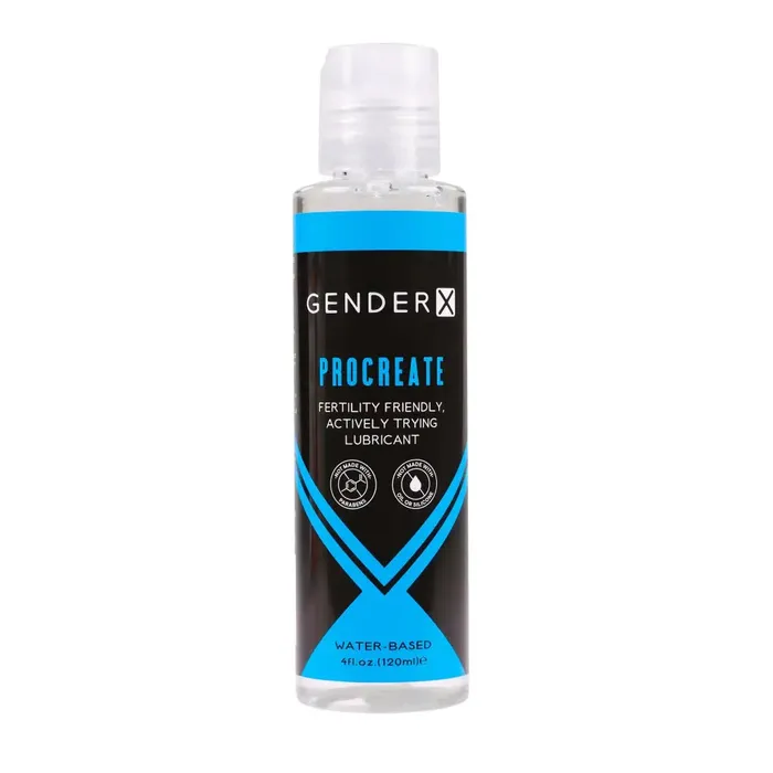 Anal Gender X Gender X Procreate Fertility Friendly WaterBased Personal Lubricant 4 oz Anal Gender X Gender X Procreate Fertility Friendly WaterBased Personal Lubricant 4 oz