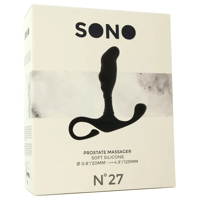 Anal Shots Toys SONO No 27 Prostate Massager in Black Anal Shots Toys SONO No 27 Prostate Massager in Black
