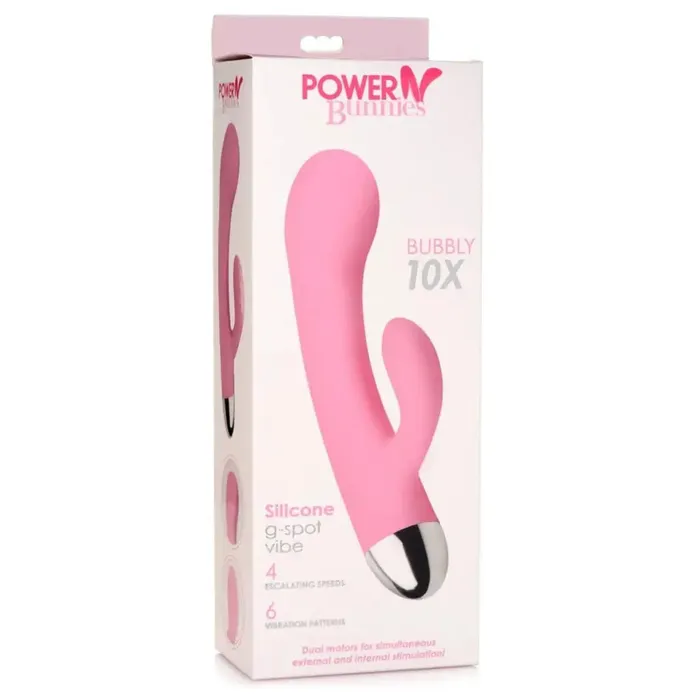 Curve Toys Female Sex Toys Bubbly 10x Silicone Gspot Vibrator