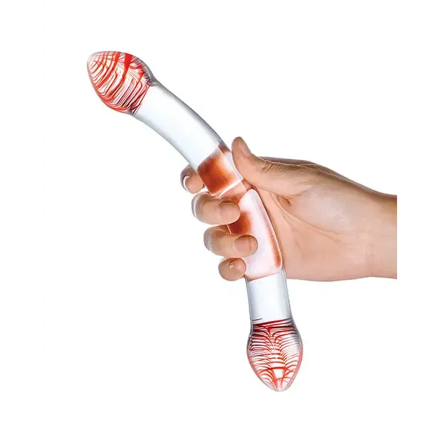 Dildos glas Glas Red Head Double Dildo Dildos glas Glas Red Head Double Dildo
