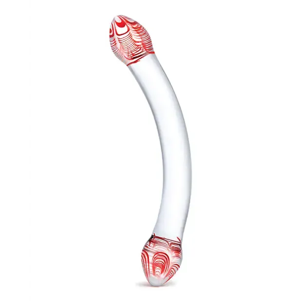 Dildos glas Glas Red Head Double Dildo Dildos glas Glas Red Head Double Dildo