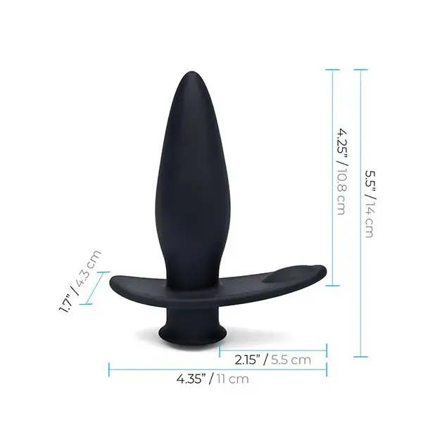 Electric Eel INC Blue Line Vibrating Anal Plug Pointer wRemote Black Anal Electric Eel INC Blue Line Vibrating Anal Plug Pointer wRemote Black Anal