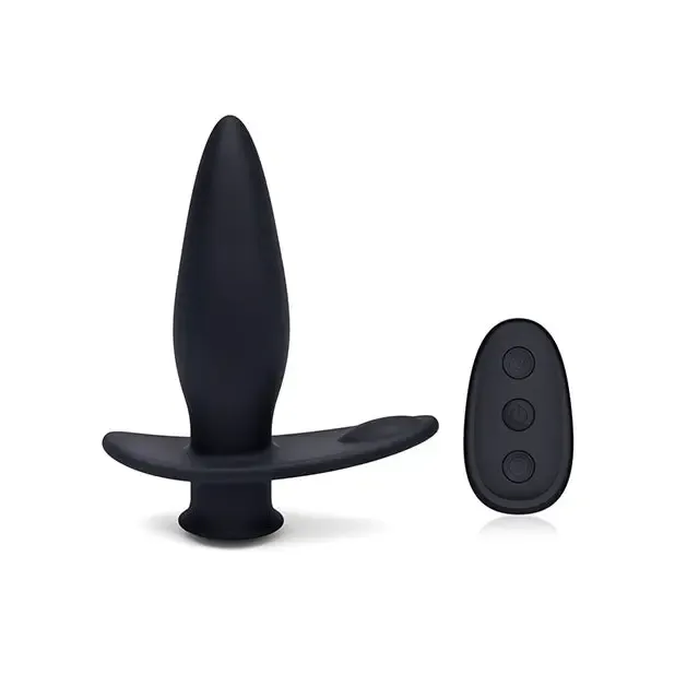 Electric Eel INC Blue Line Vibrating Anal Plug Pointer wRemote Black Anal Electric Eel INC Blue Line Vibrating Anal Plug Pointer wRemote Black Anal