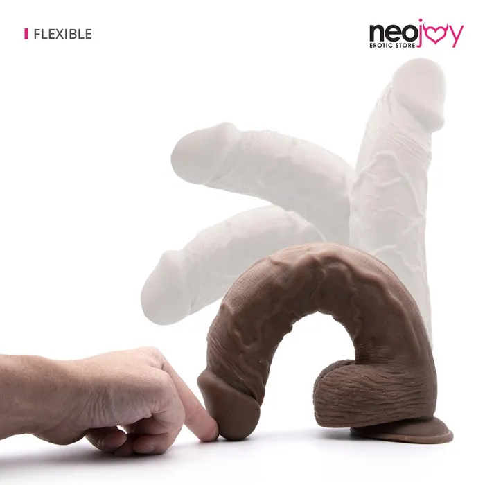 Neojoy Monster Dong Large Dildo With Suction Cup TPE Brown 325cm 128 inch Neojoy Female Sex Toys