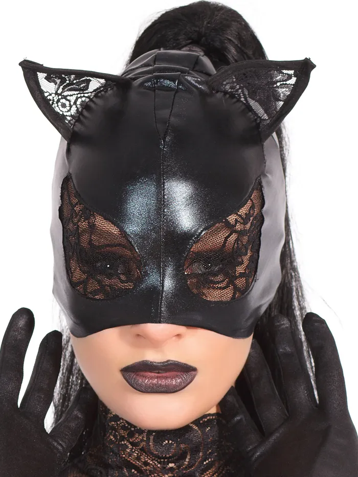 Selina Cat Mask One Size HonourSkintwocom Teddies And Bodies
