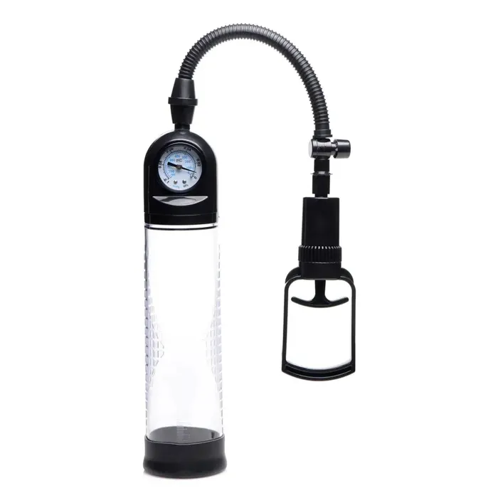 Trigger Penis Pump With Builtin Pressure Gauge Size Matters Male Sex Toys Trigger Penis Pump With Builtin Pressure Gauge Size Matters Male Sex Toys