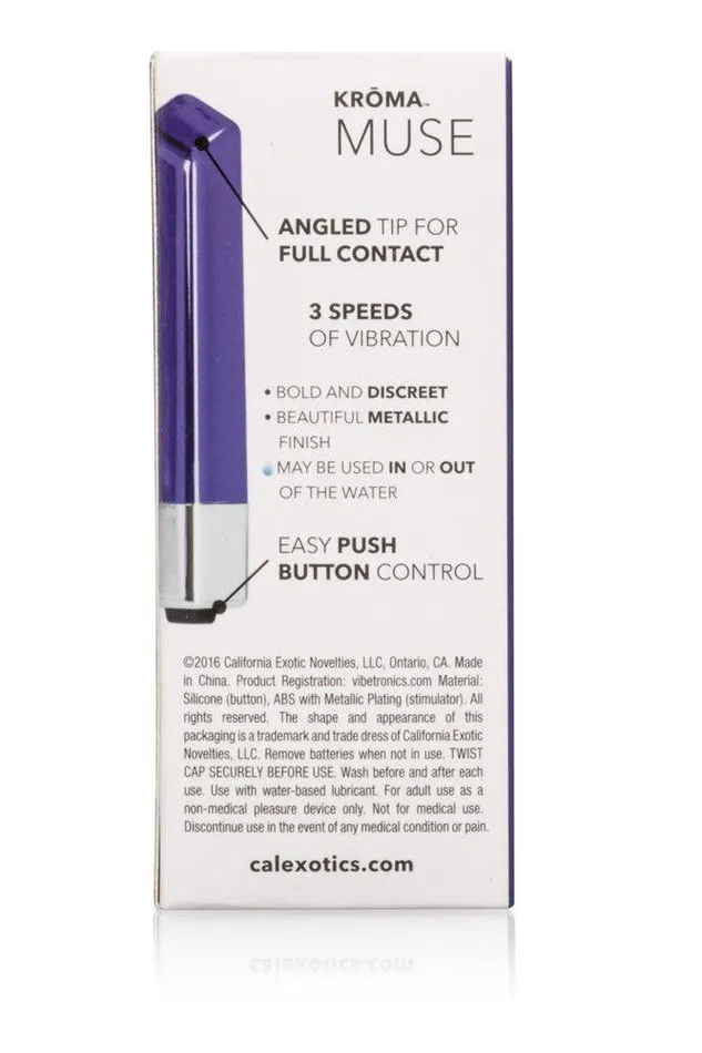Cal Exotics Vibrators Cal Exotics Kroma Muse Bullet Vibrator Blue