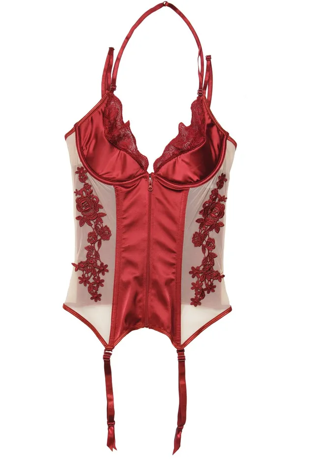 Coquette Vibrators Coquette 7225 Bustier Merlot