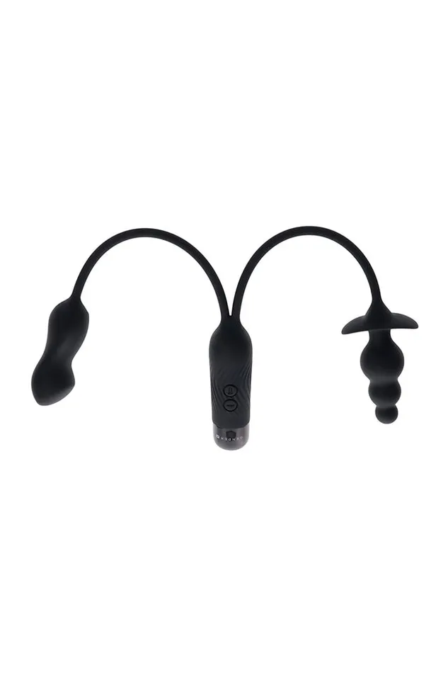 Gender X Double My Pleasure Mini Vibe Plug Black Evolved Anal