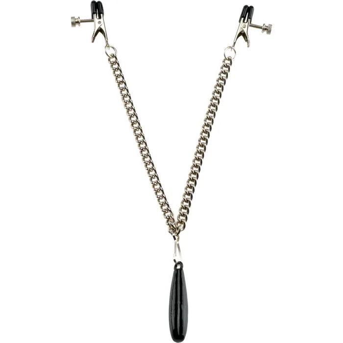SPARTACUS Female Sex Toys Spartacus Broad Tip Nipple Clamps With Removable Weight SPARTACUS Female Sex Toys Spartacus Broad Tip Nipple Clamps With Removable Weight