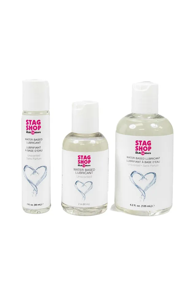 Stag Shop Aqua Water Based Lube Varying Sizes Stag Shop Vibrators