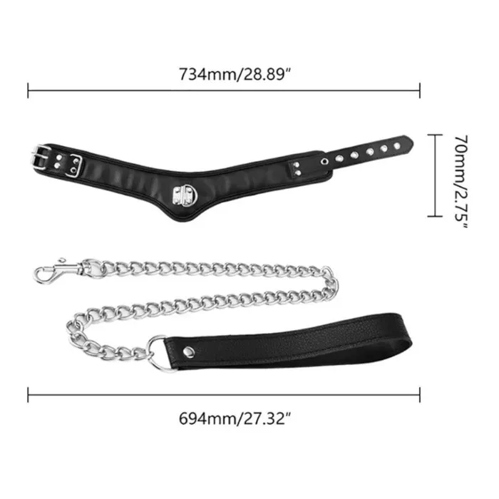 Lovegasm Slave Restraint Collar Non O Ring Choker Bondage Submissive Play Couples