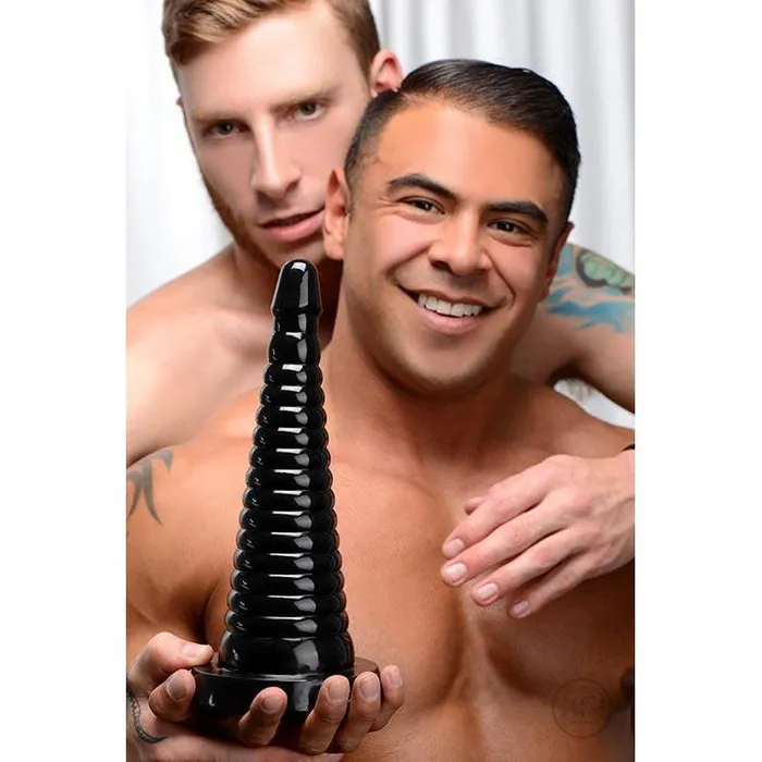 Master Series Giant Ribbed Anal Cone Male Sex Toys