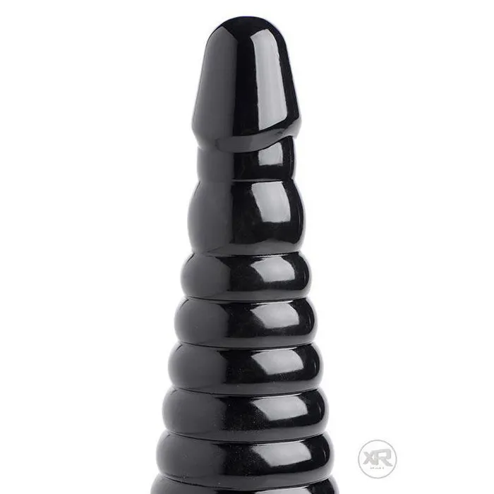 Master Series Giant Ribbed Anal Cone Male Sex Toys