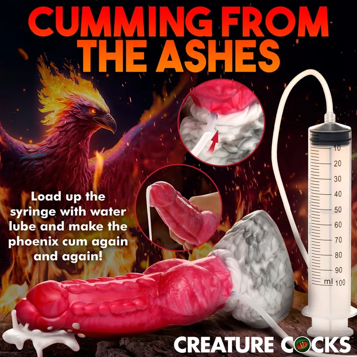Resurrector Phoenix Squirting Silicone Dildo Creature Cocks Dildos