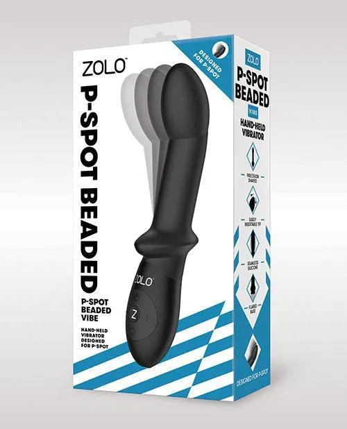 Anal Xgen Zolo P Spot Beaded Vibe Black