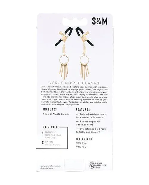 Couples Sportsheets International Sex Mischief Verge Nipple Clamps