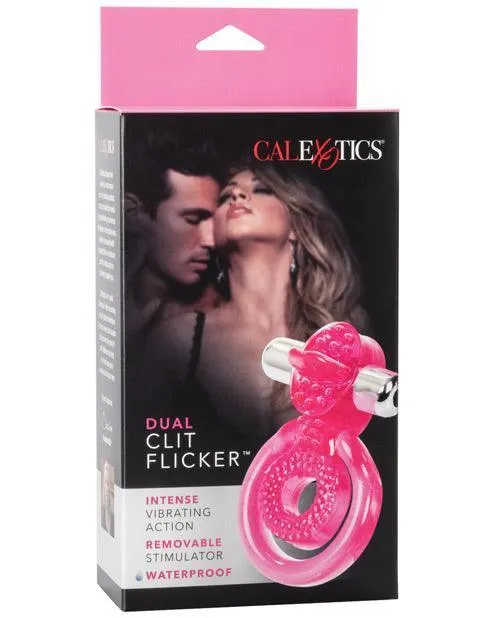 Dual Clit Flicker Pink California Exotic Novelties Vibrators