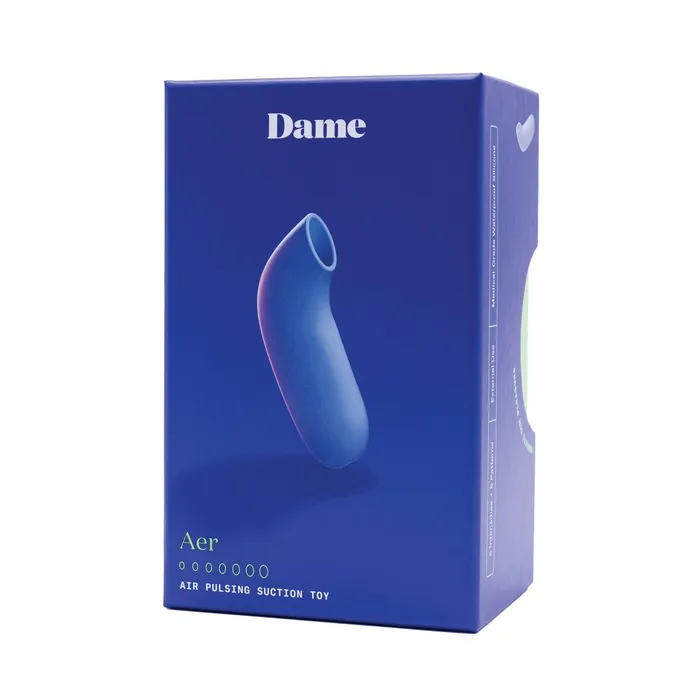 Female Sex Toys Dame Dame Aer Air Pulsing Suction Toy Clitoral Air Stimulator