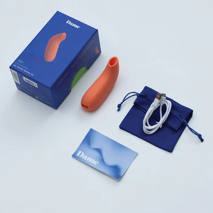 Female Sex Toys Dame Dame Aer Air Pulsing Suction Toy Clitoral Air Stimulator