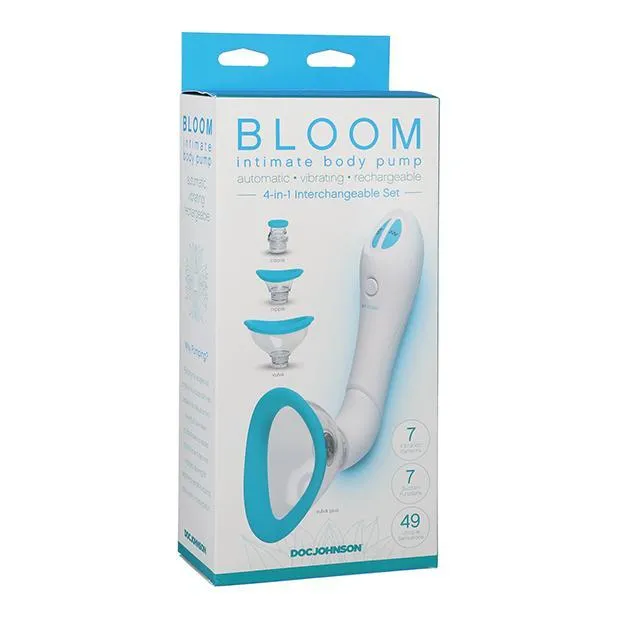 Female Sex Toys Doc Johnson Doc Johnson Bloom Intimate Body Automatic Vibrating Rechargeable Body Pump Blue Female Sex Toys Doc Johnson Doc Johnson Bloom Intimate Body Automatic Vibrating Rechargeable Body Pump Blue