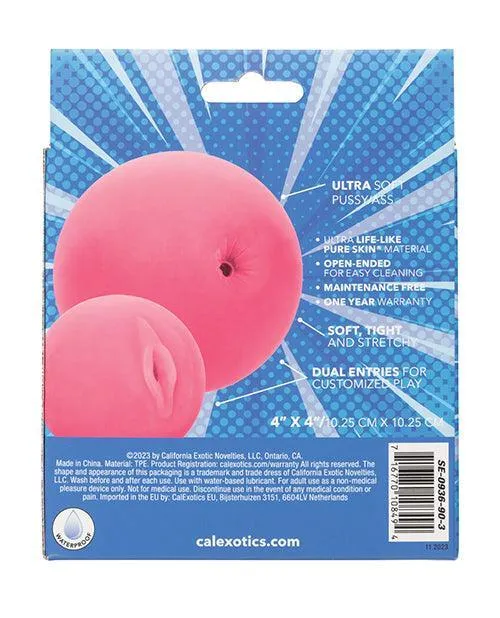 Male Sex Toys California Exotic Novelties Pop Sock Pussy Ass Ball Masturbator Pink