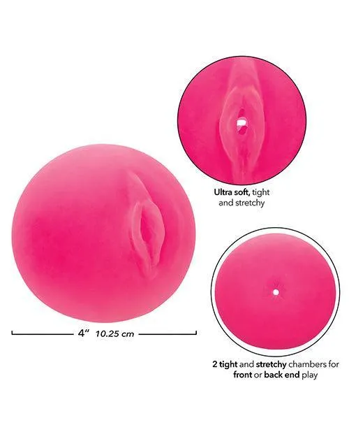 Male Sex Toys California Exotic Novelties Pop Sock Pussy Ass Ball Masturbator Pink