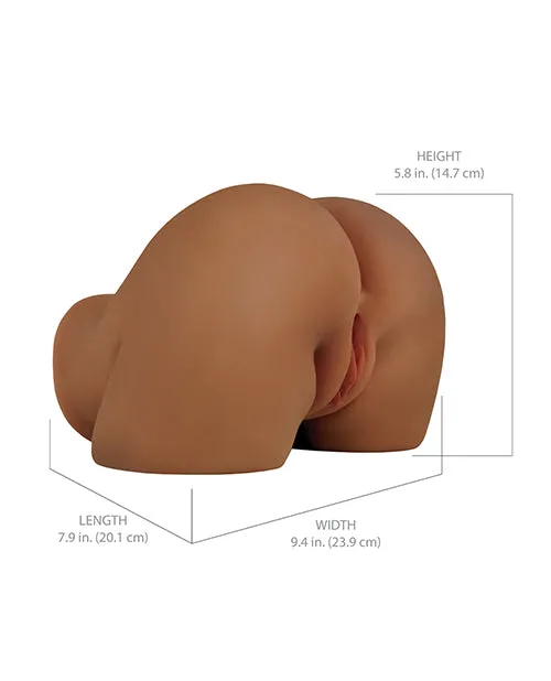 Male Sex Toys Pdx Brands PDX Elite Shake That Ass Vibrating Mega Masturbator Brown