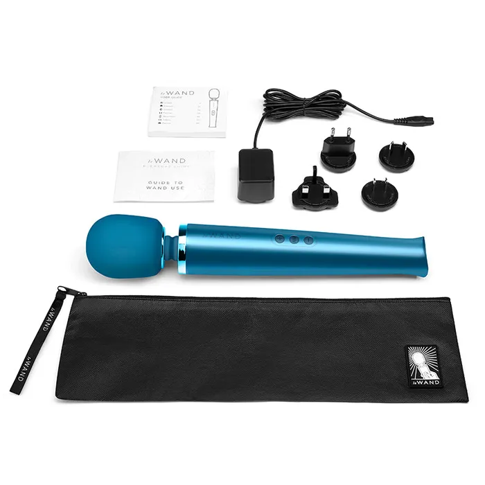 COTR Inc Le Wand Rechargeable Vibrating Massager Pacific Blue Vibrators