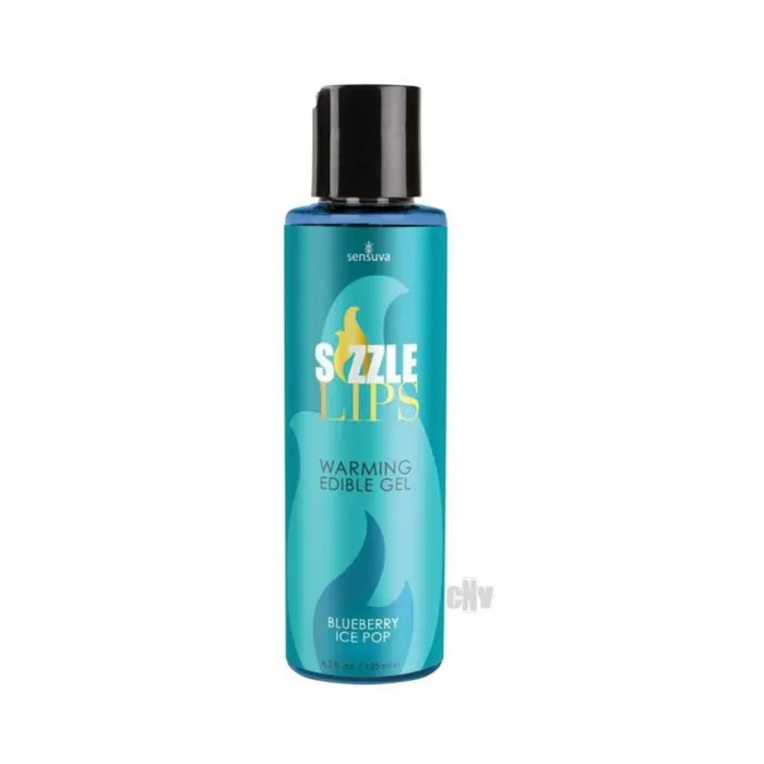 Enhancers Sensuva Sizzle Lips Warming Gel Blueberry 42oz