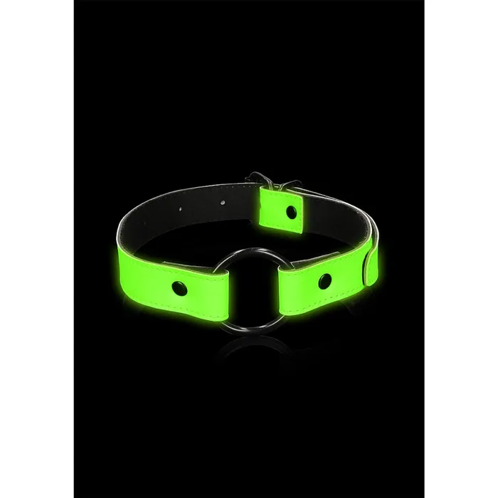SHOTS AMERICA LLC Male Sex Toys OUCH GLOW IN THE DARK O RING GAG