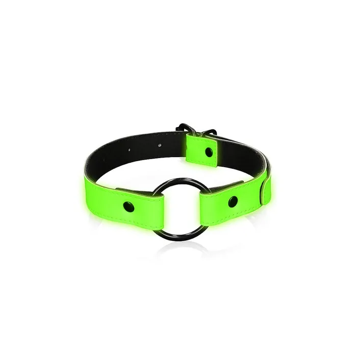SHOTS AMERICA LLC Male Sex Toys OUCH GLOW IN THE DARK O RING GAG