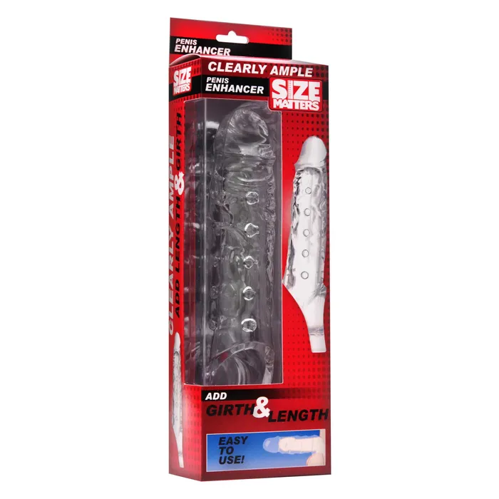 Size Matters Size Matters Clearly Ample Penis Enhancer Male Sex Toys