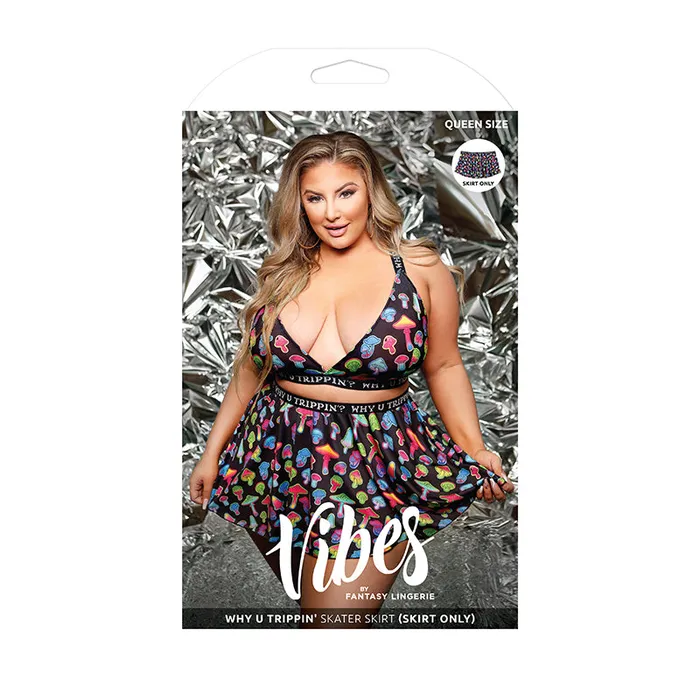 Vibrators Fantasy Lingerie Fantasy Lingerie Vibes Why U Trippin Skater Skirt Queen Size Black Vibrators Fantasy Lingerie Fantasy Lingerie Vibes Why U Trippin Skater Skirt Queen Size Black