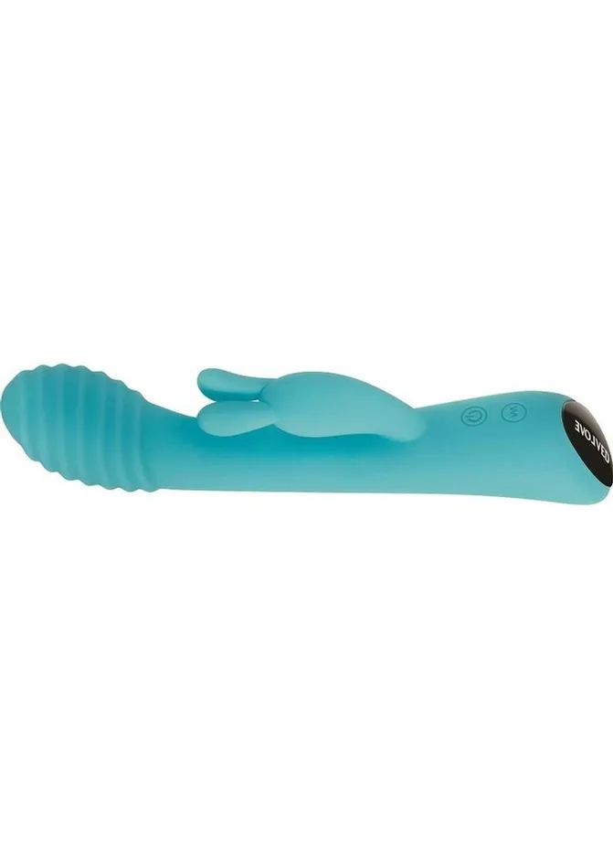 Aqua Bunny Rechargeable Silicone Rabbit Vibrator with 80 Functions Evolved Female Sex Toys