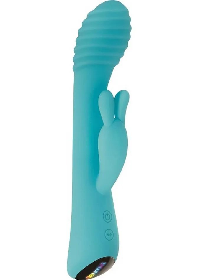 Aqua Bunny Rechargeable Silicone Rabbit Vibrator with 80 Functions Evolved Female Sex Toys