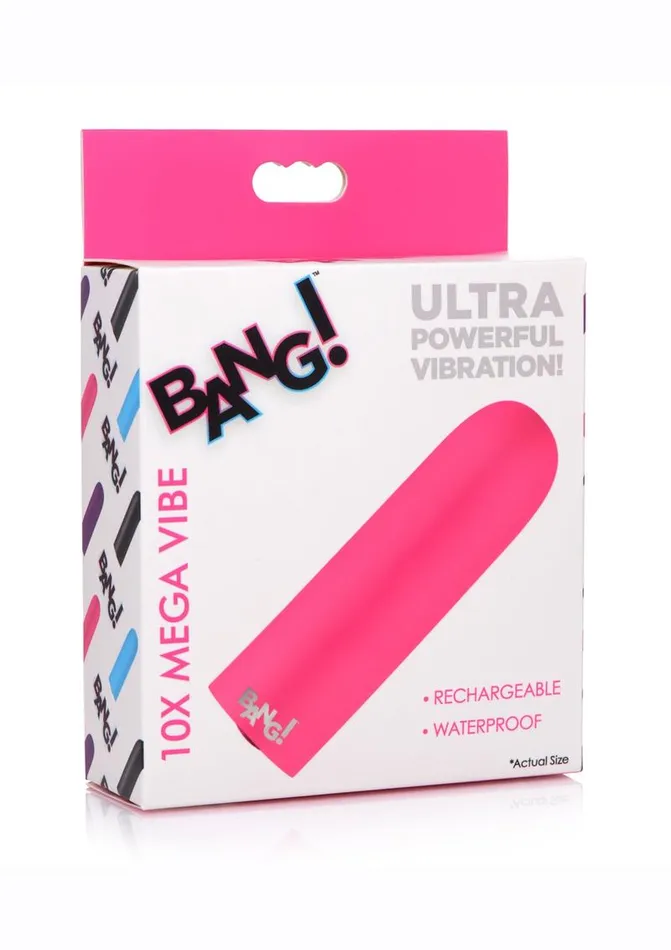 Female Sex Toys BANG Bang 10x Rechargeable Vibrating Bullet