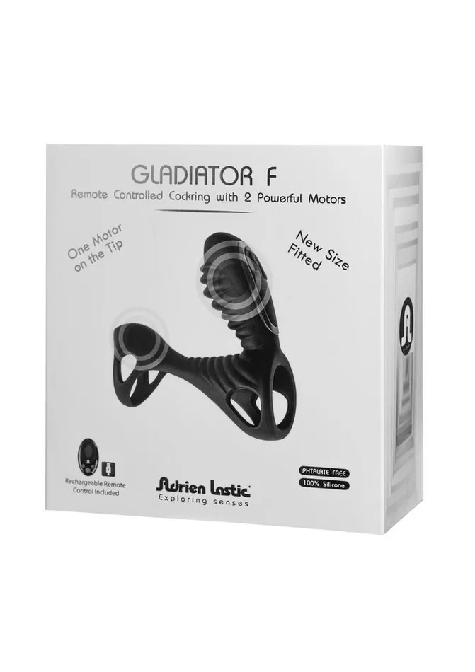 Male Sex Toys Gladiator F Rechargeable Silicone Couples Cock Ring Adrien Lastic
